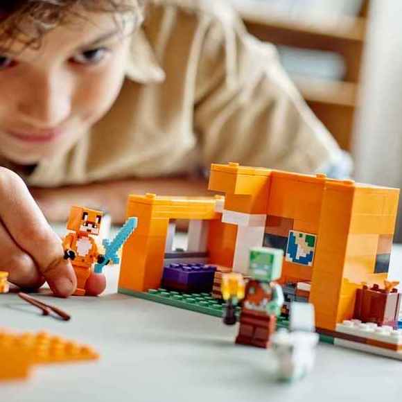 LEGO® Minecraft - Byg som du kender med blokke og klodser