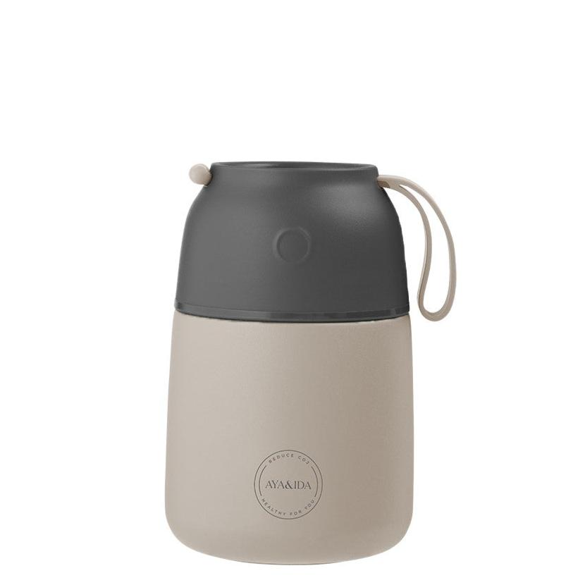 Aya & Ida Food'ie Lunch Box 500 ml, Cream Beige