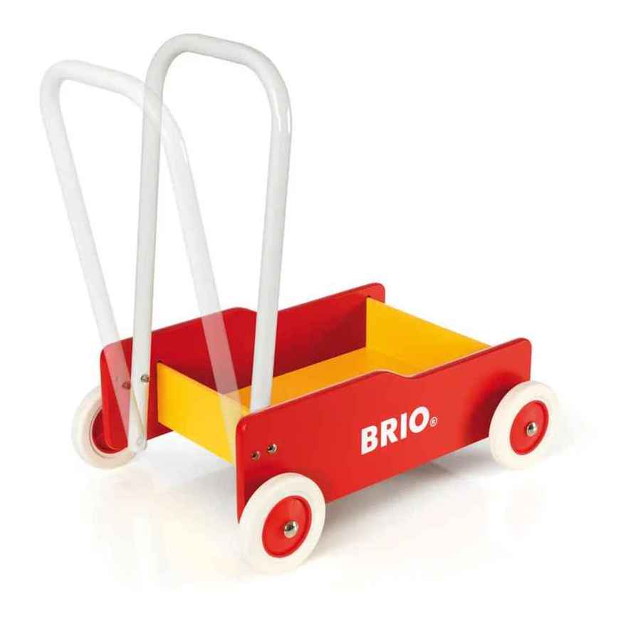BRIO Gåvogn, Rød/gul