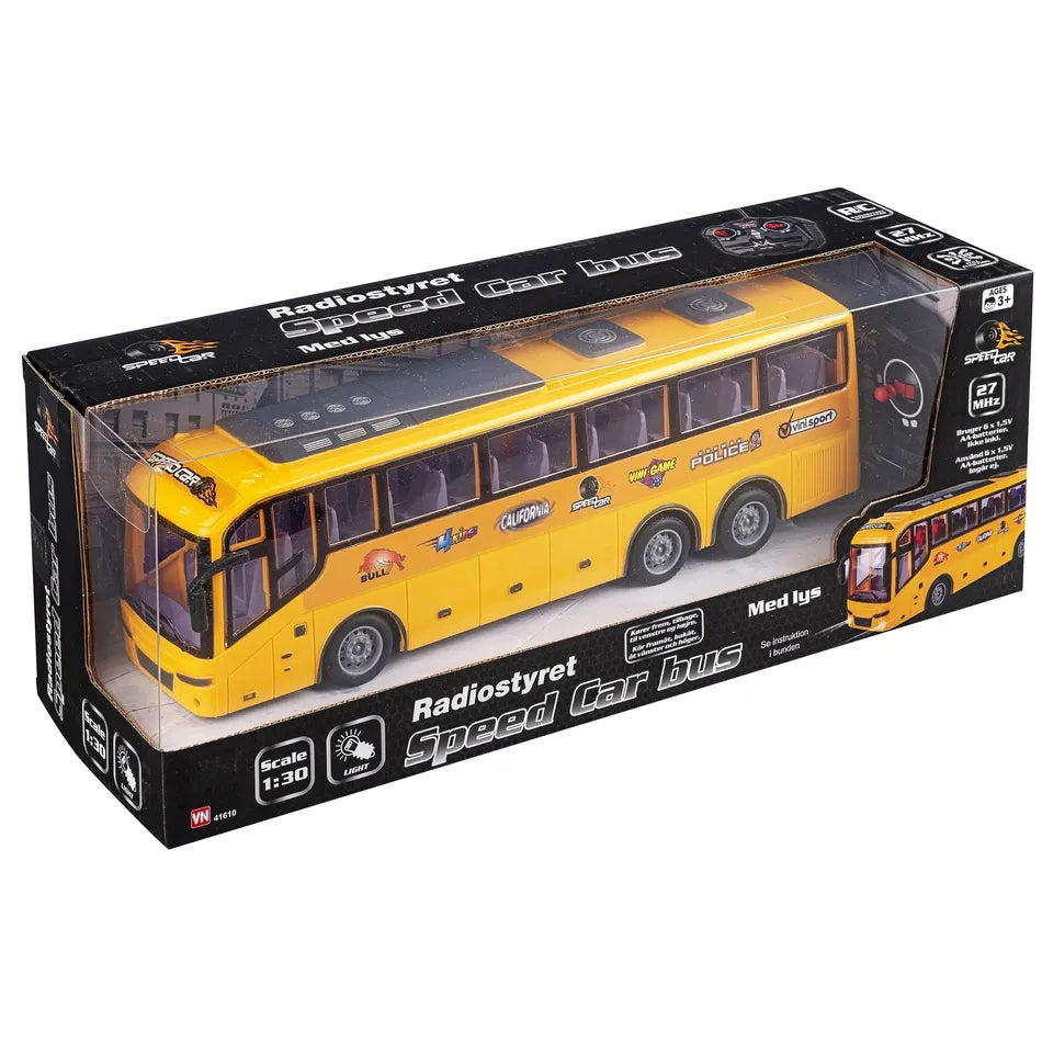 RC fjernstyret bus med lys