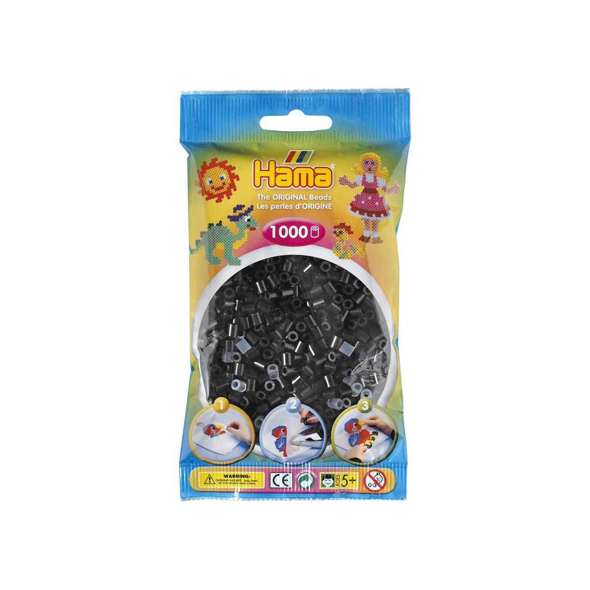 Hama Midi perlepose 1.000 stk. sort 18