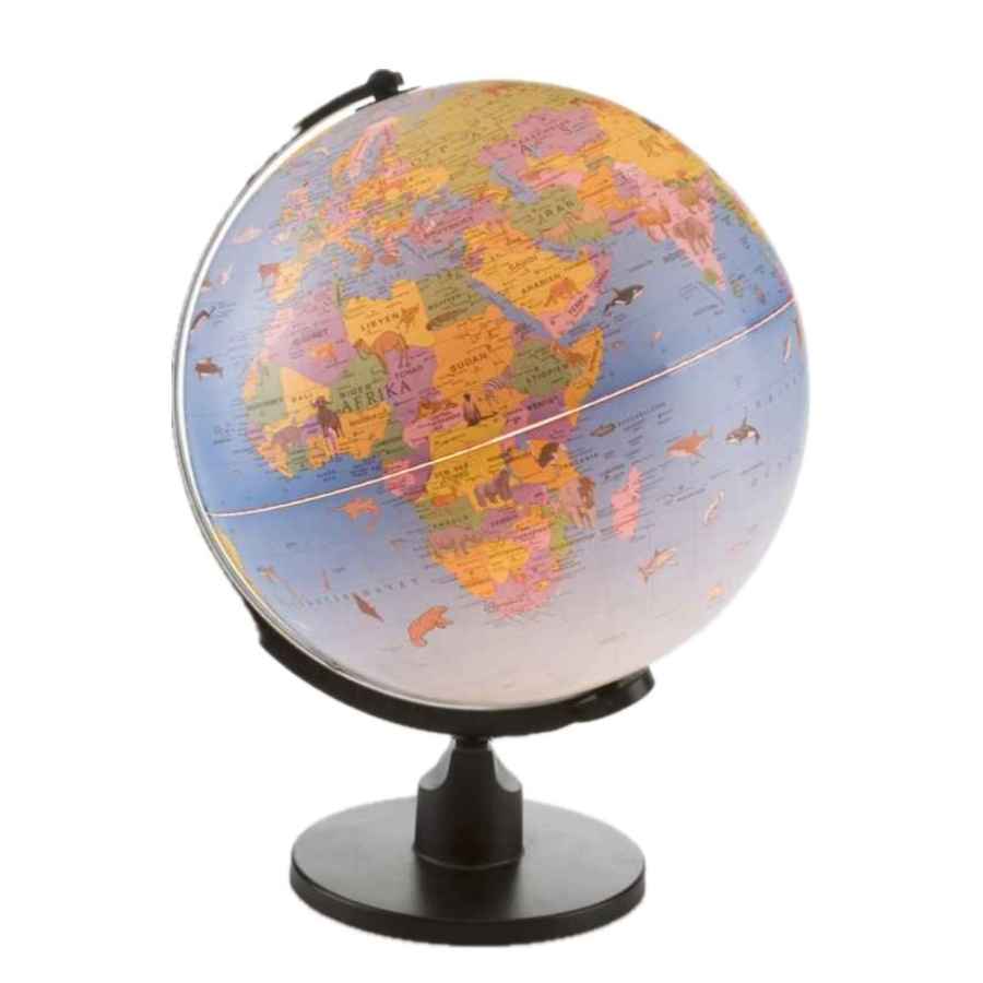 Børneglobus med lys 30 cm