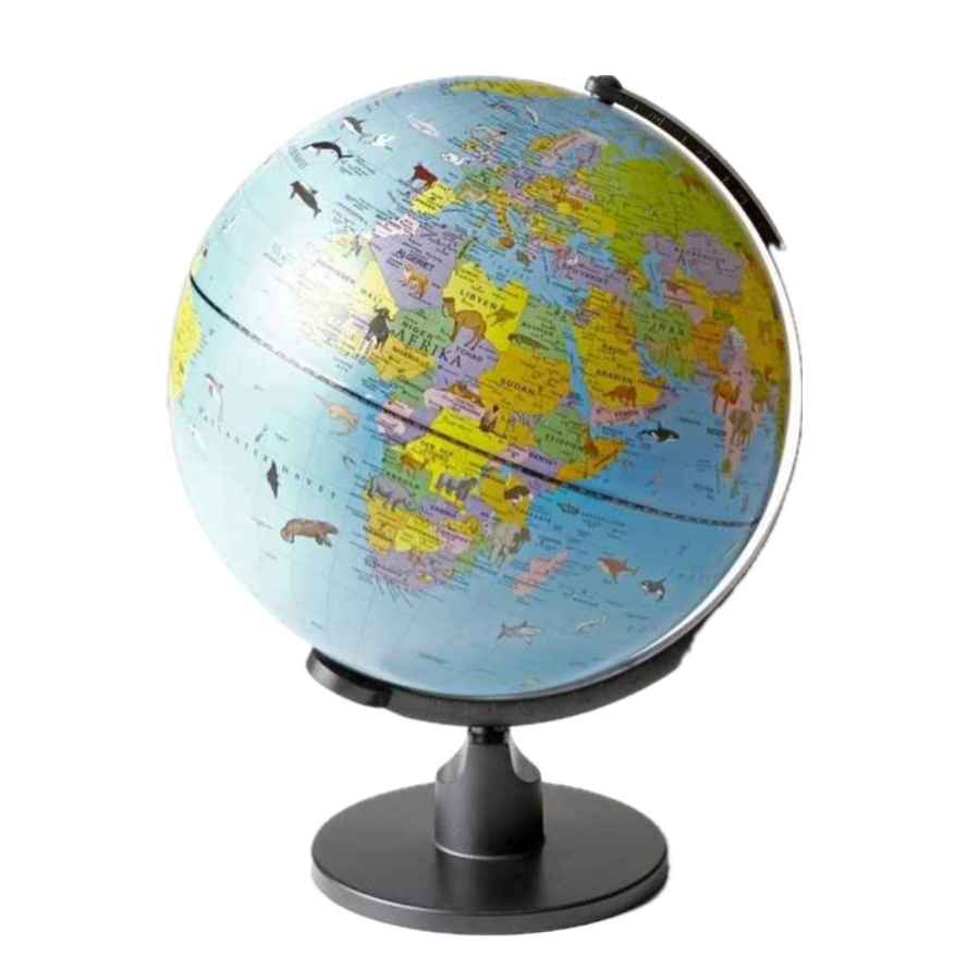 Børneglobus med lys 30 cm