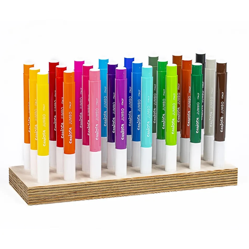 Carioca Touche Maxi tusser i træklods 24 stk.