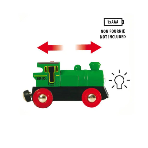 BRIO® World Batteridrevet tovejs lokomotiv 33595