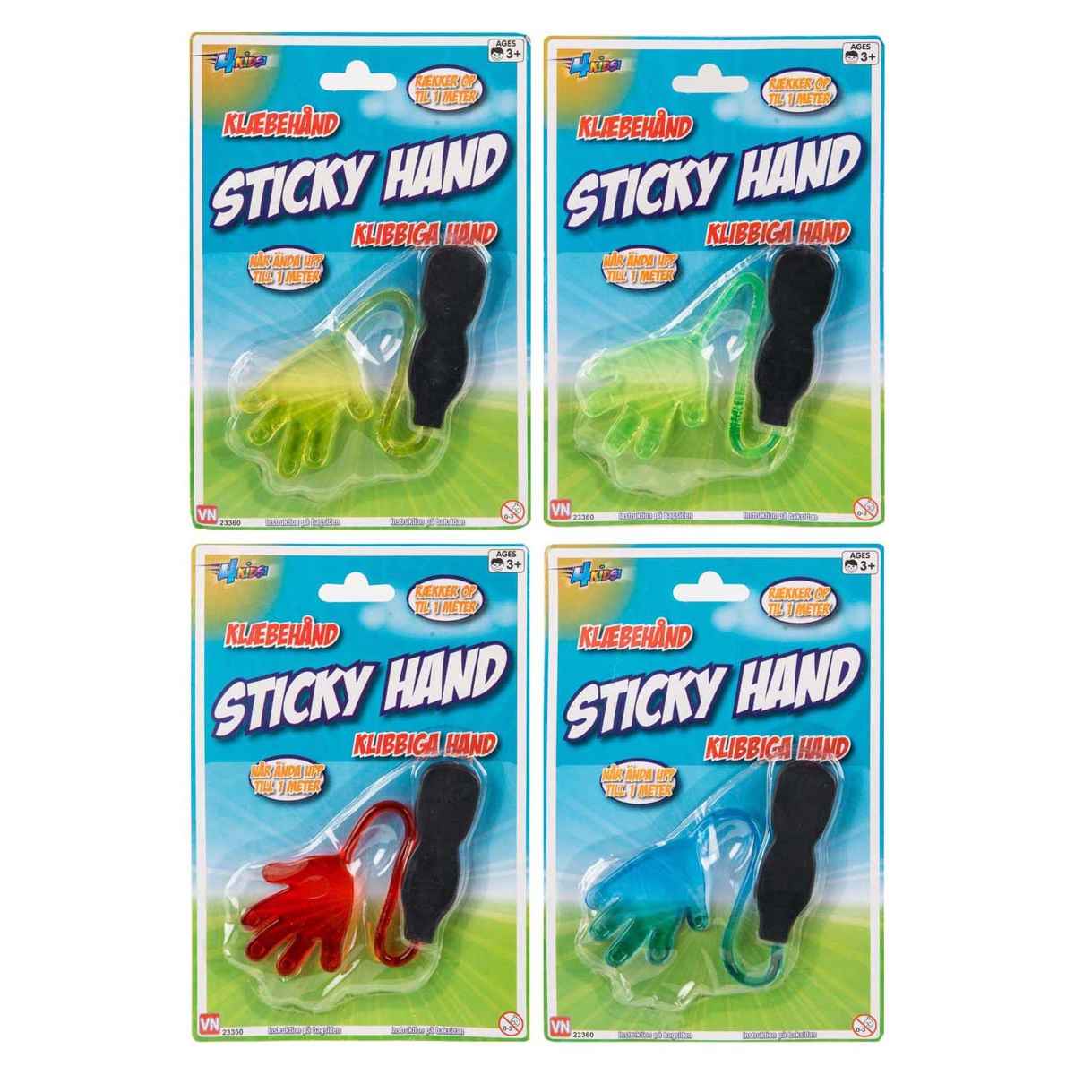 4 Kids Sticky Hand klæbehånd ass. 1 stk.