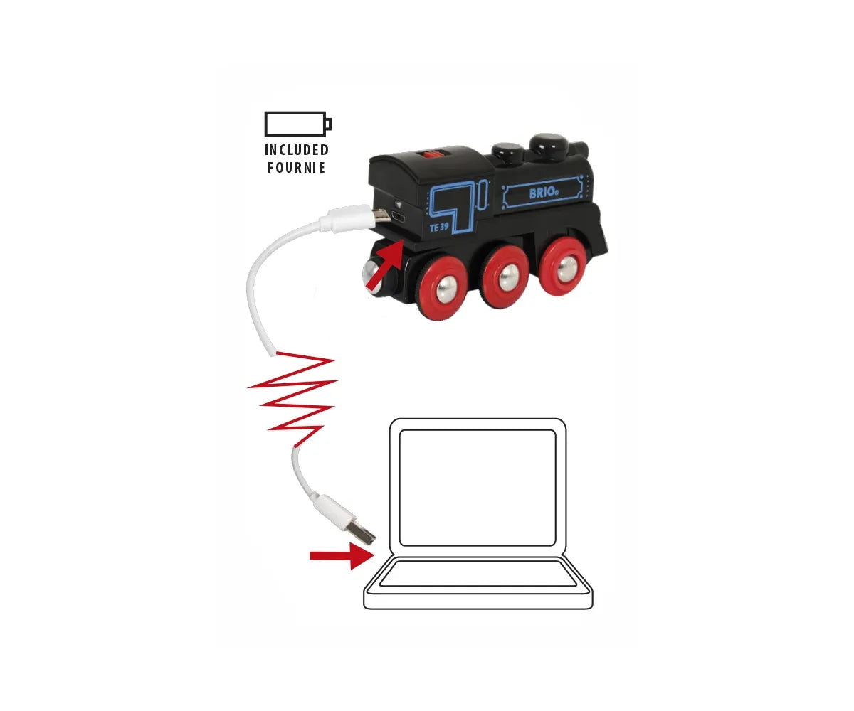 BRIO® World Genopladeligt lokomotiv 33599