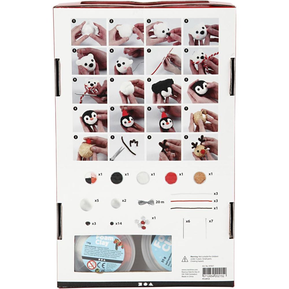 Creativ Company DIY Kit, Juleophæng polardyr