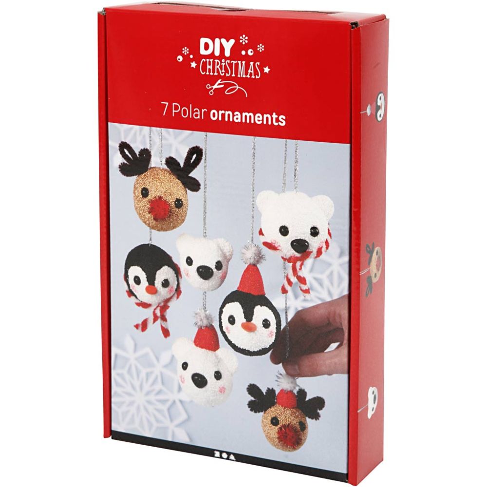 Creativ Company DIY Kit, Juleophæng polardyr