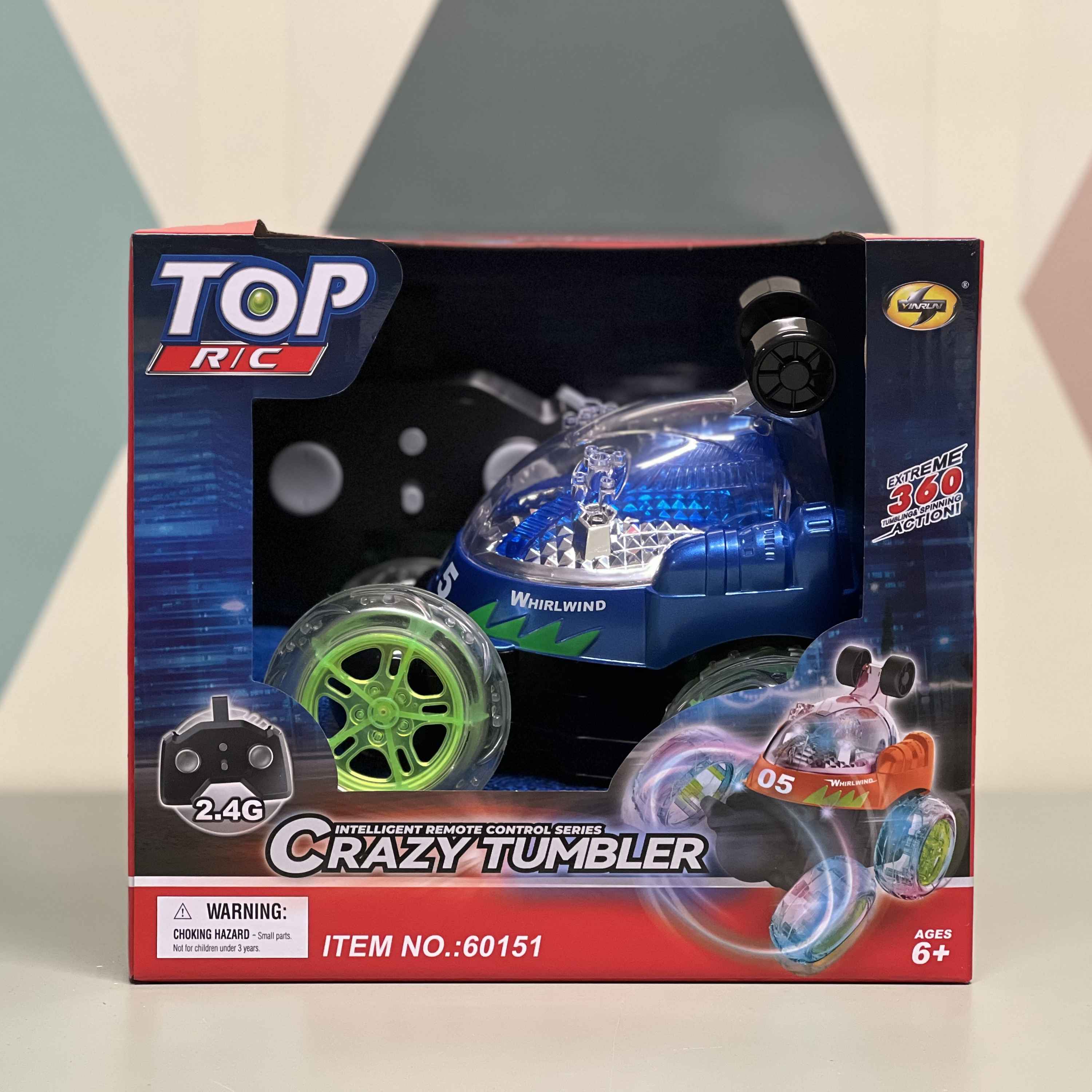 RC Crazy Tumbler, Blå