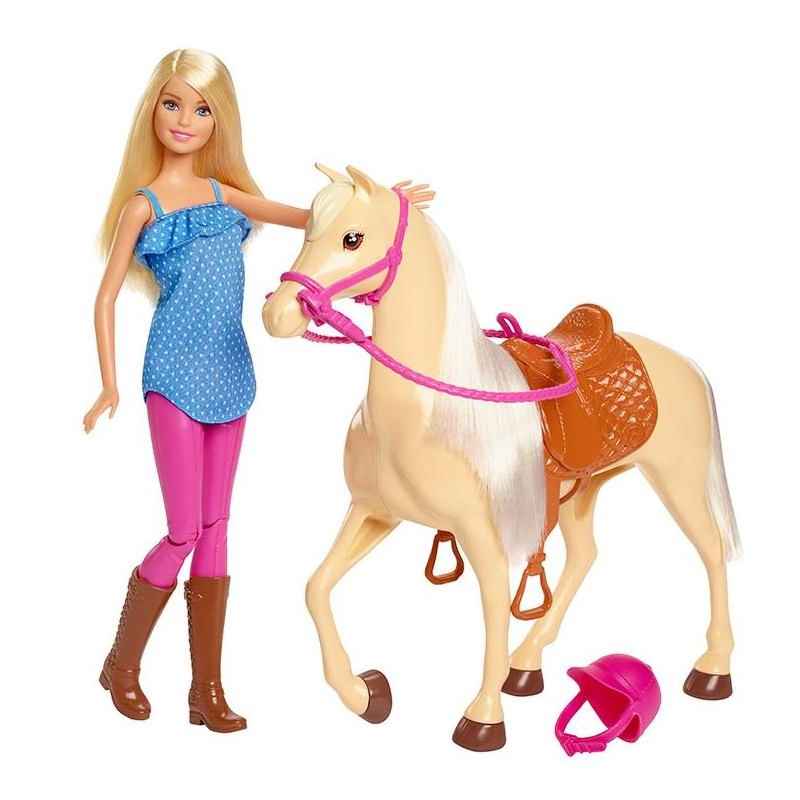 Barbie riddetema, Dukke med hest