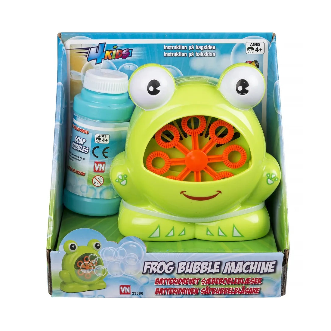4 Kids Sæbeboble-frø-maskine