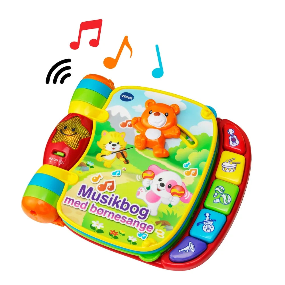 Vtech Baby musikbog med børnesange