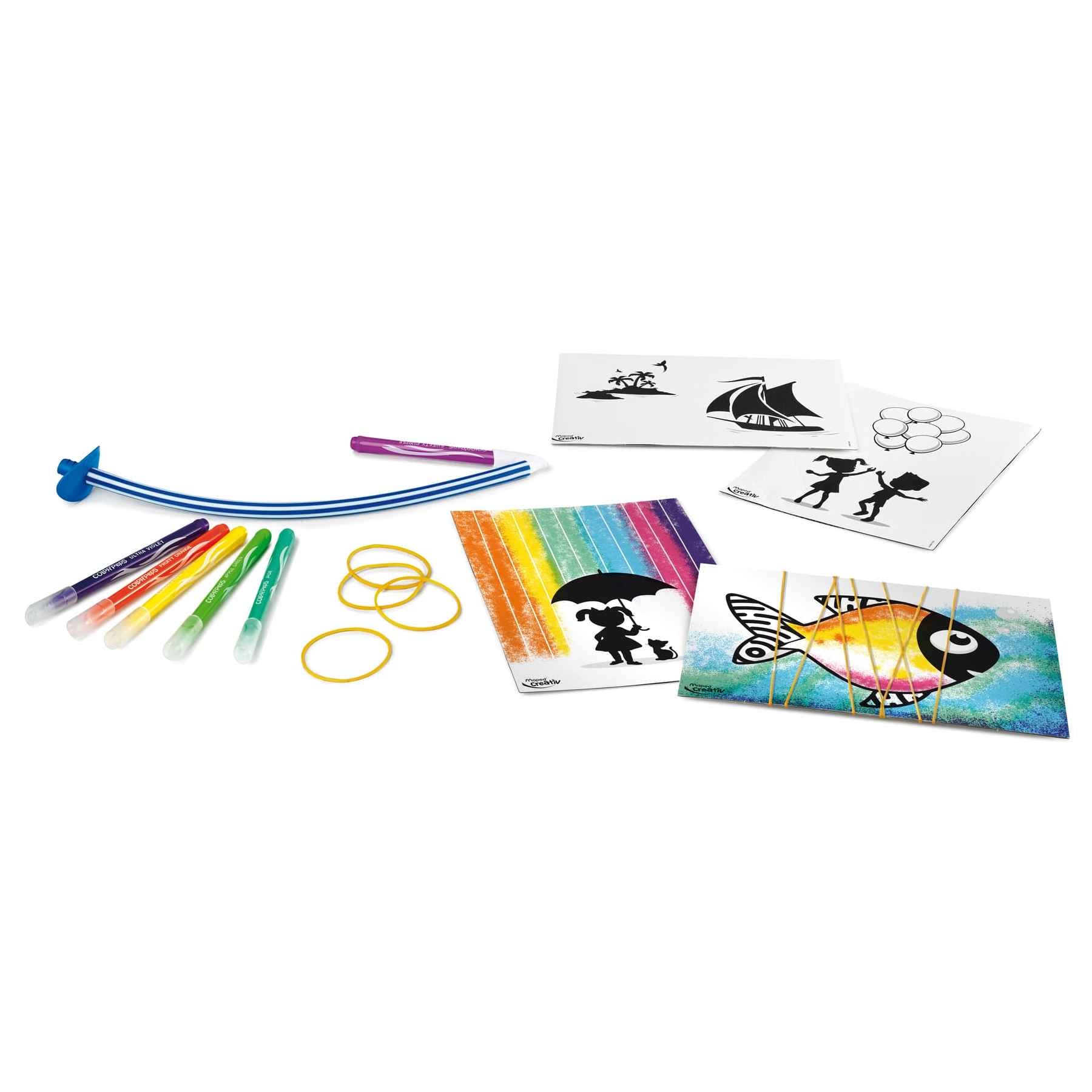 Maped Creativ, Blow Pen String'Art med elastikker