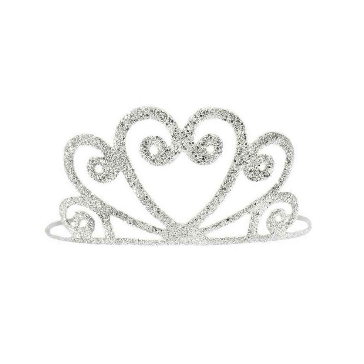 Great Pretenders Hårbøjle diadem, Sølvglitter
