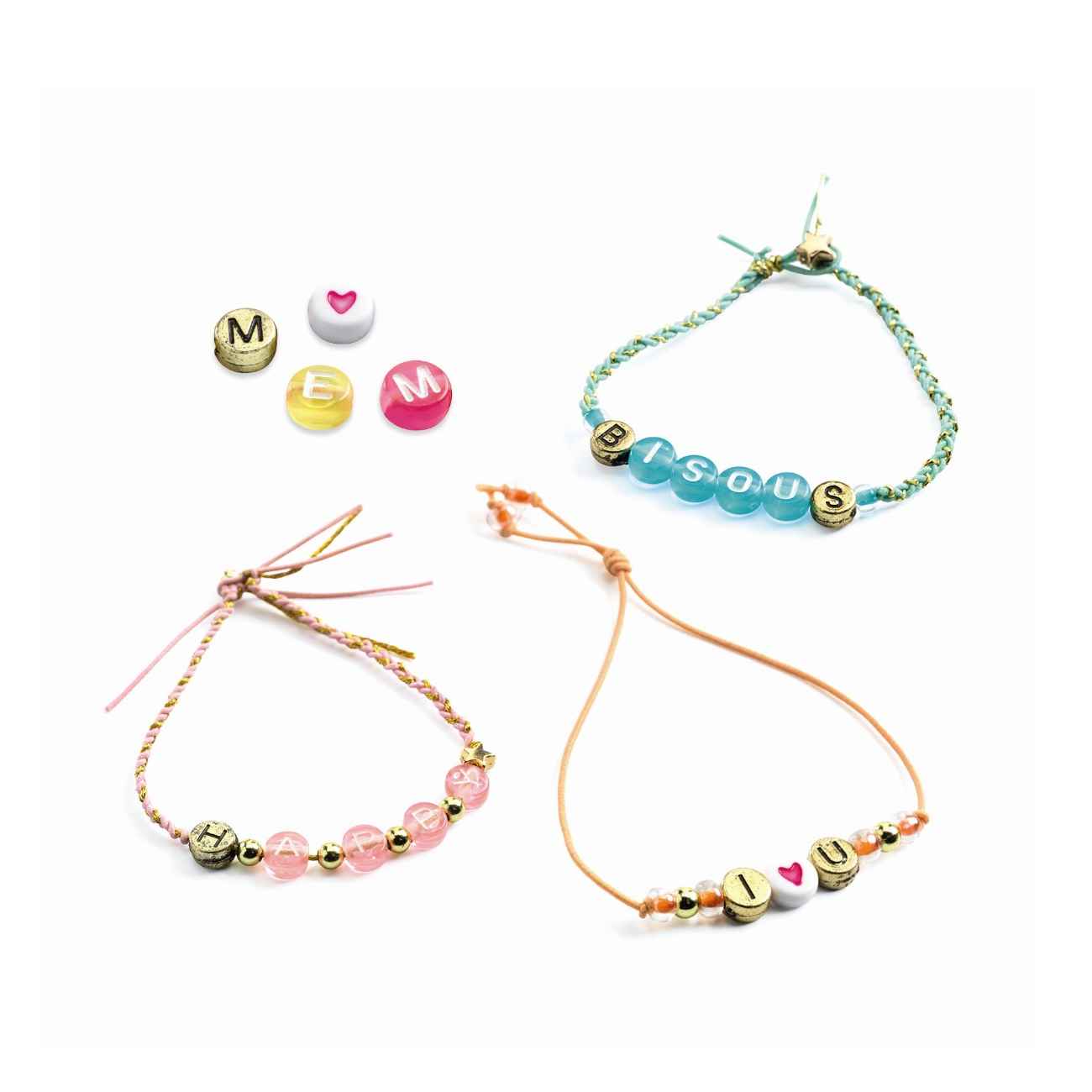 Djeco Kreativ æske med alfabetperler