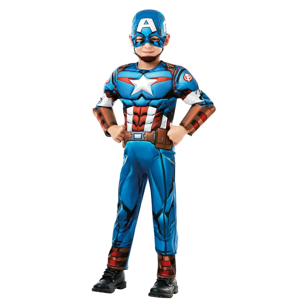 Marvel Kostume, Captain America dragt str. 3-8 år