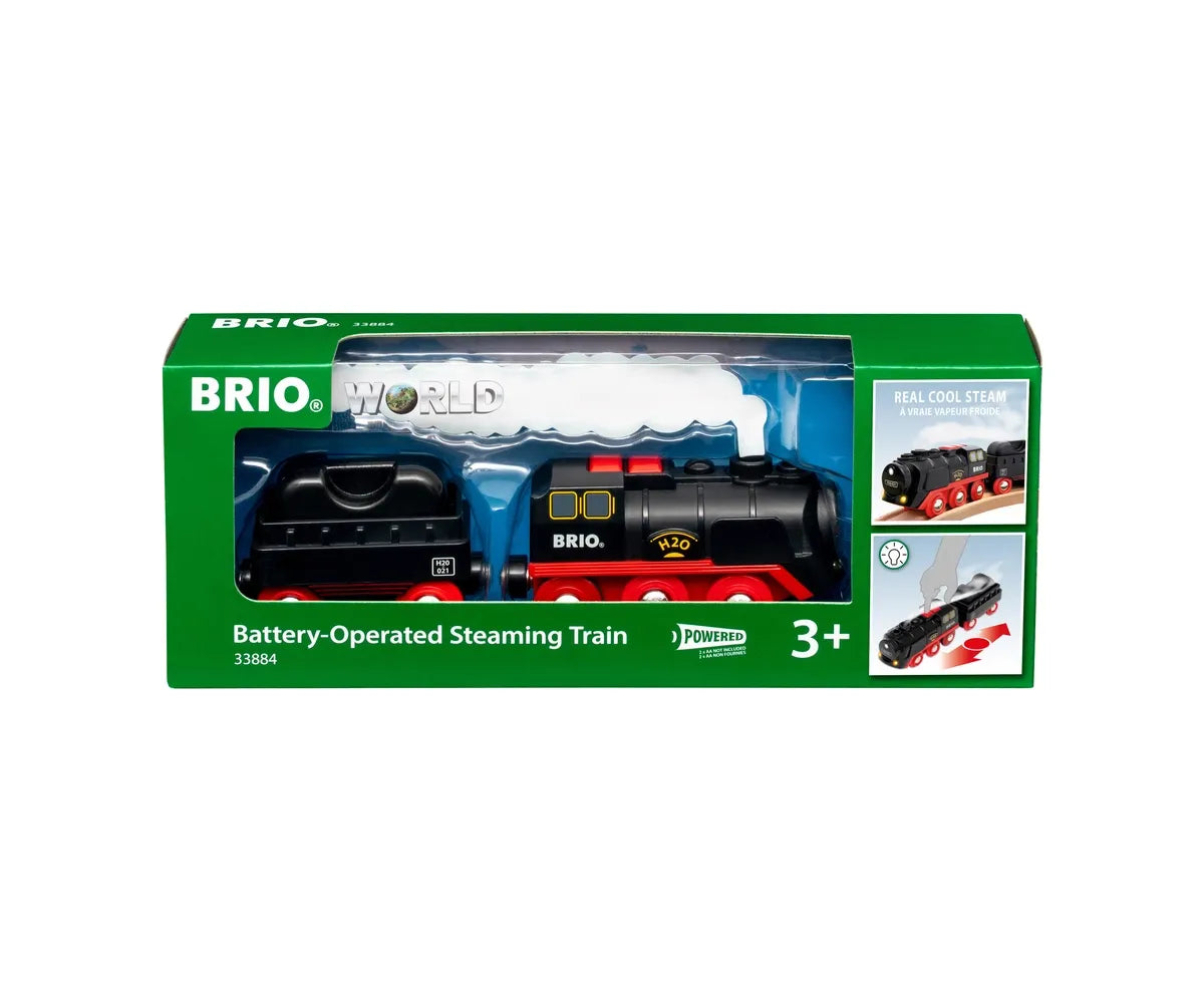 BRIO® World Batteridrevet damptog 33884