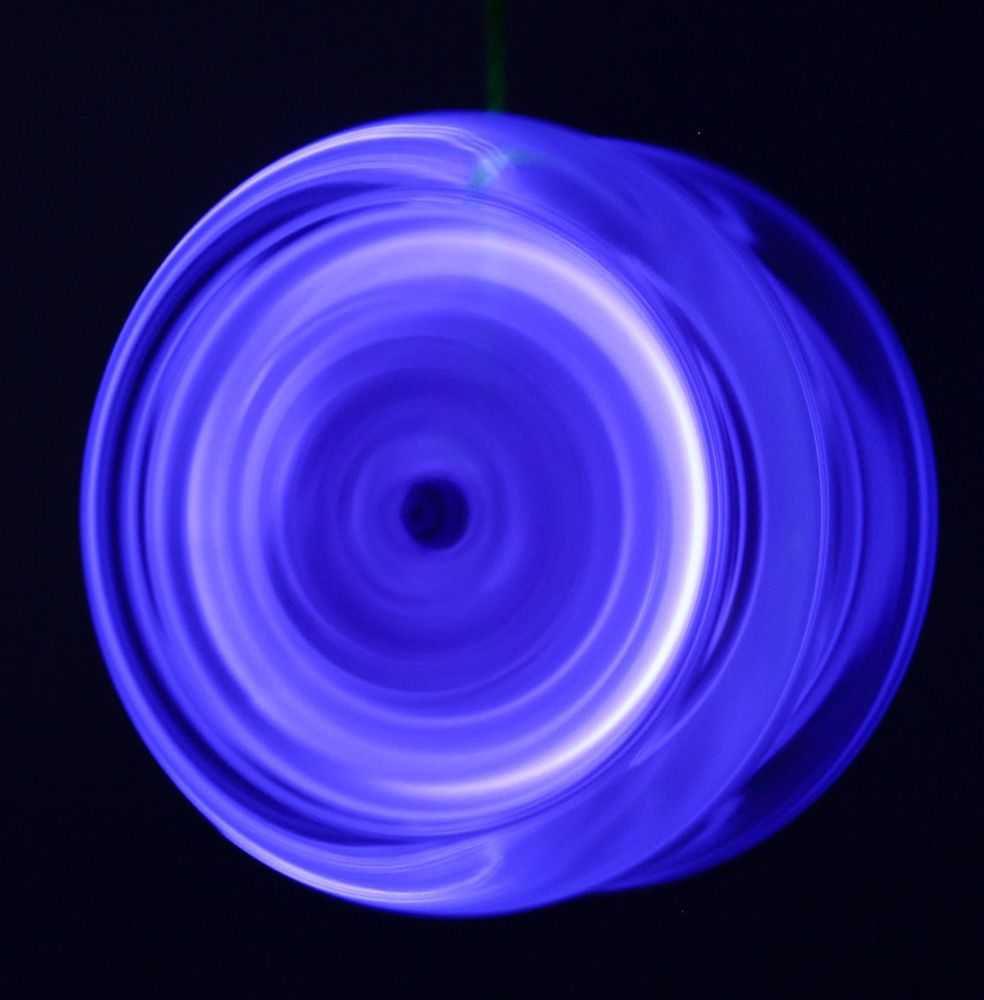 Spinstar LED Yoyo, Blå