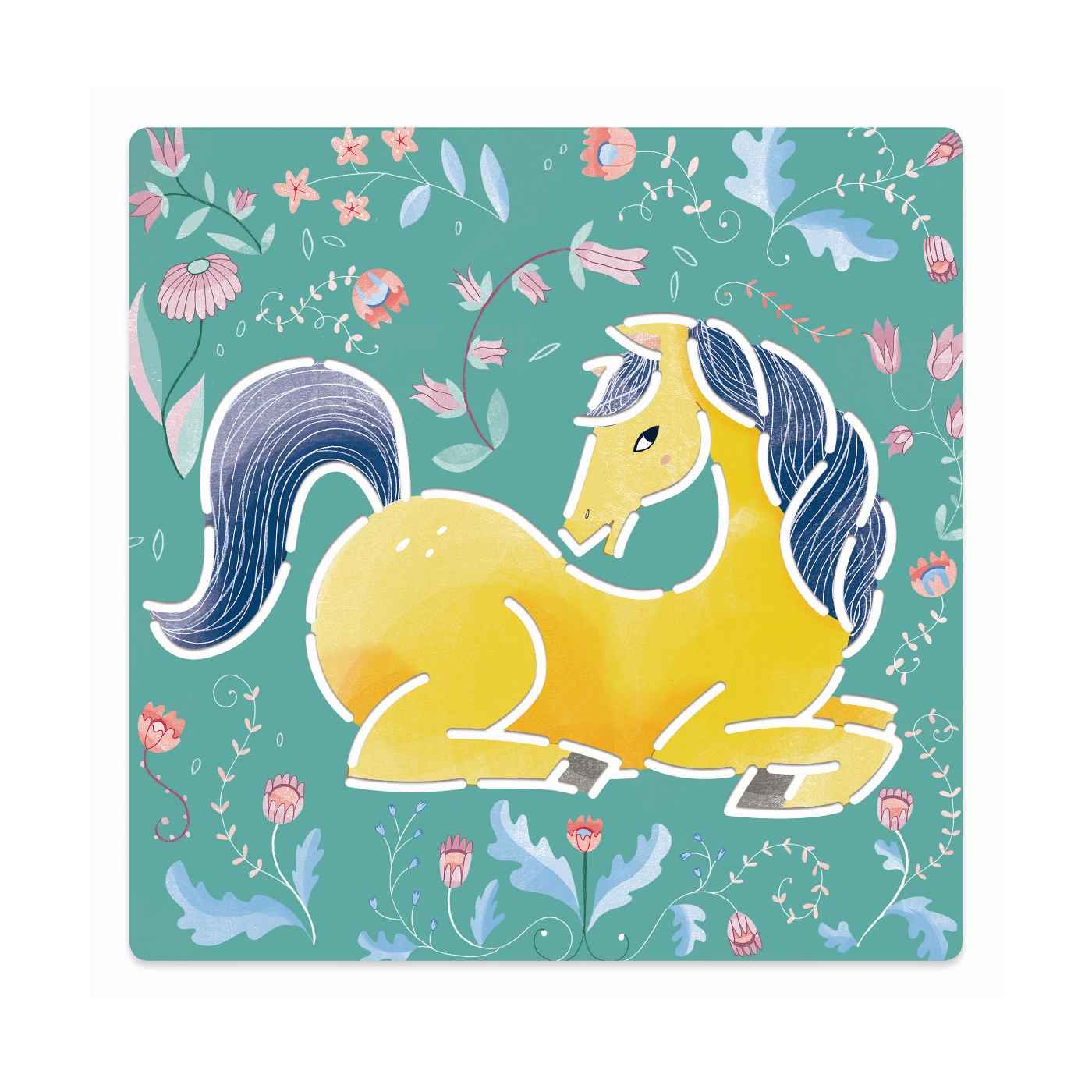 Djeco Scratchkort, Heste