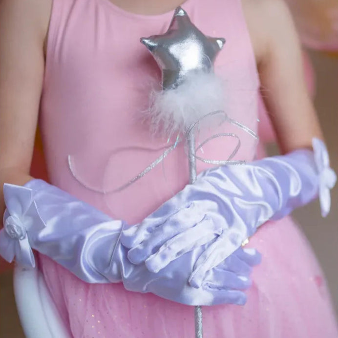 Great Pretenders Satinhandsker, Hvid