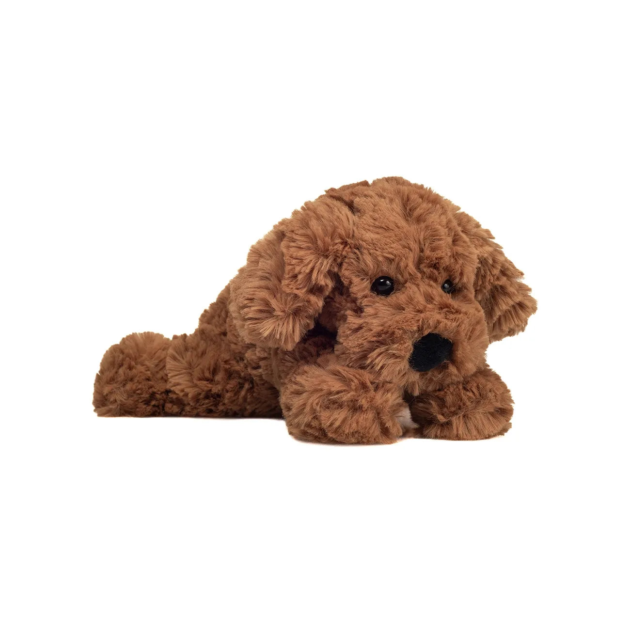 Teddy Hermann Liggende Doodle hund 20 cm, Rødbrun