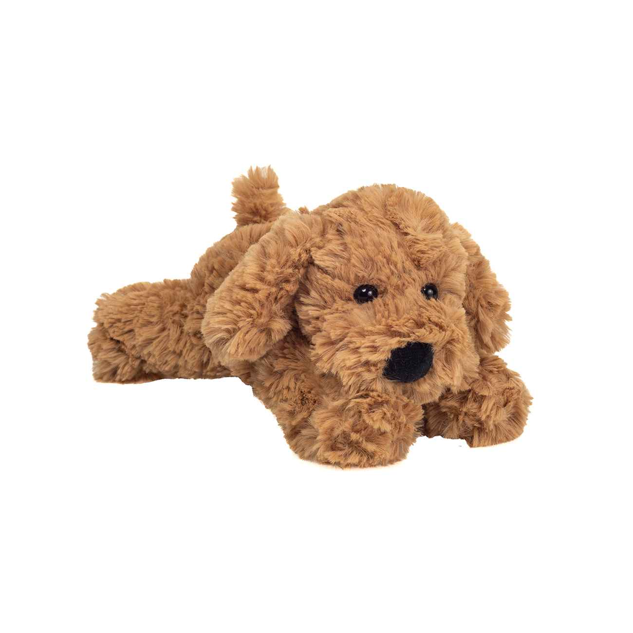 Teddy Hermann Liggende Doodle hund 20 cm, Lys Brun