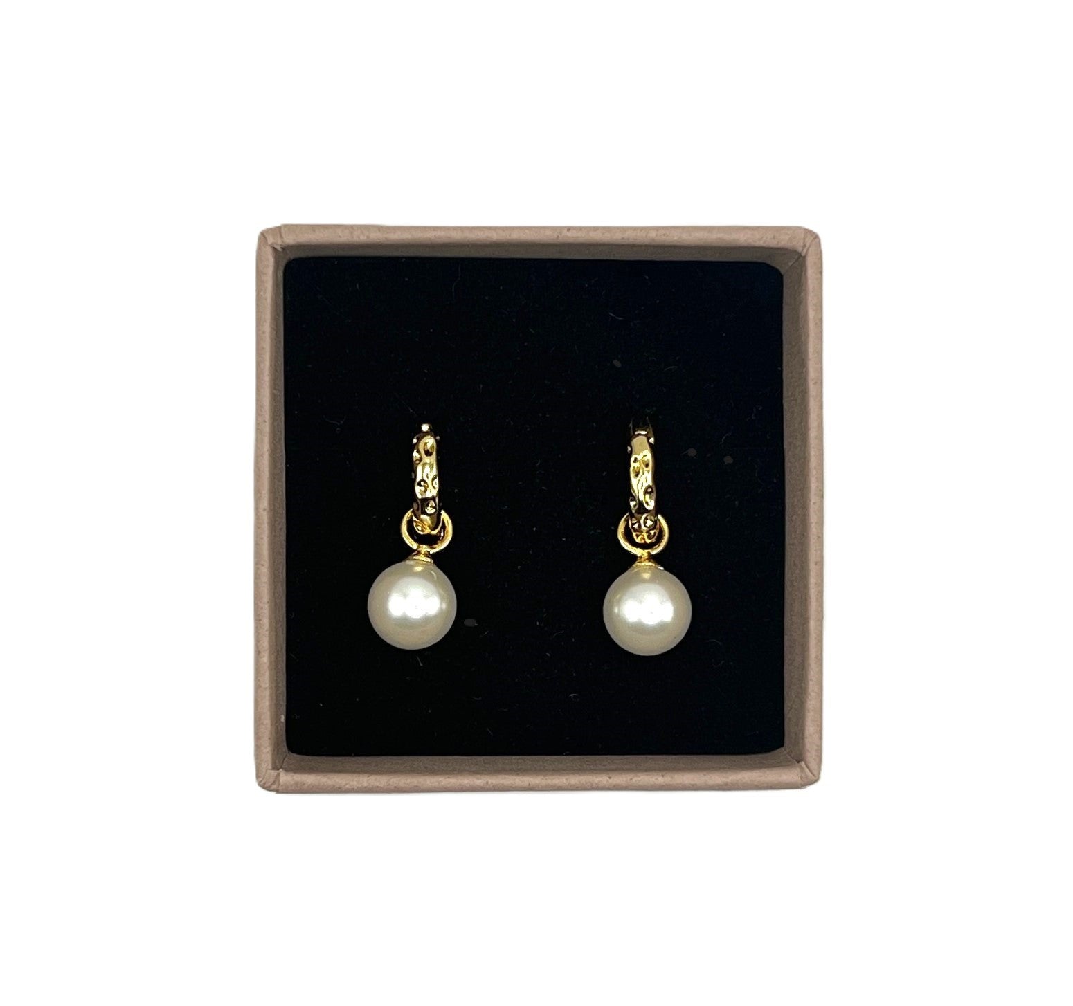 Billie Lou Hoops med perle