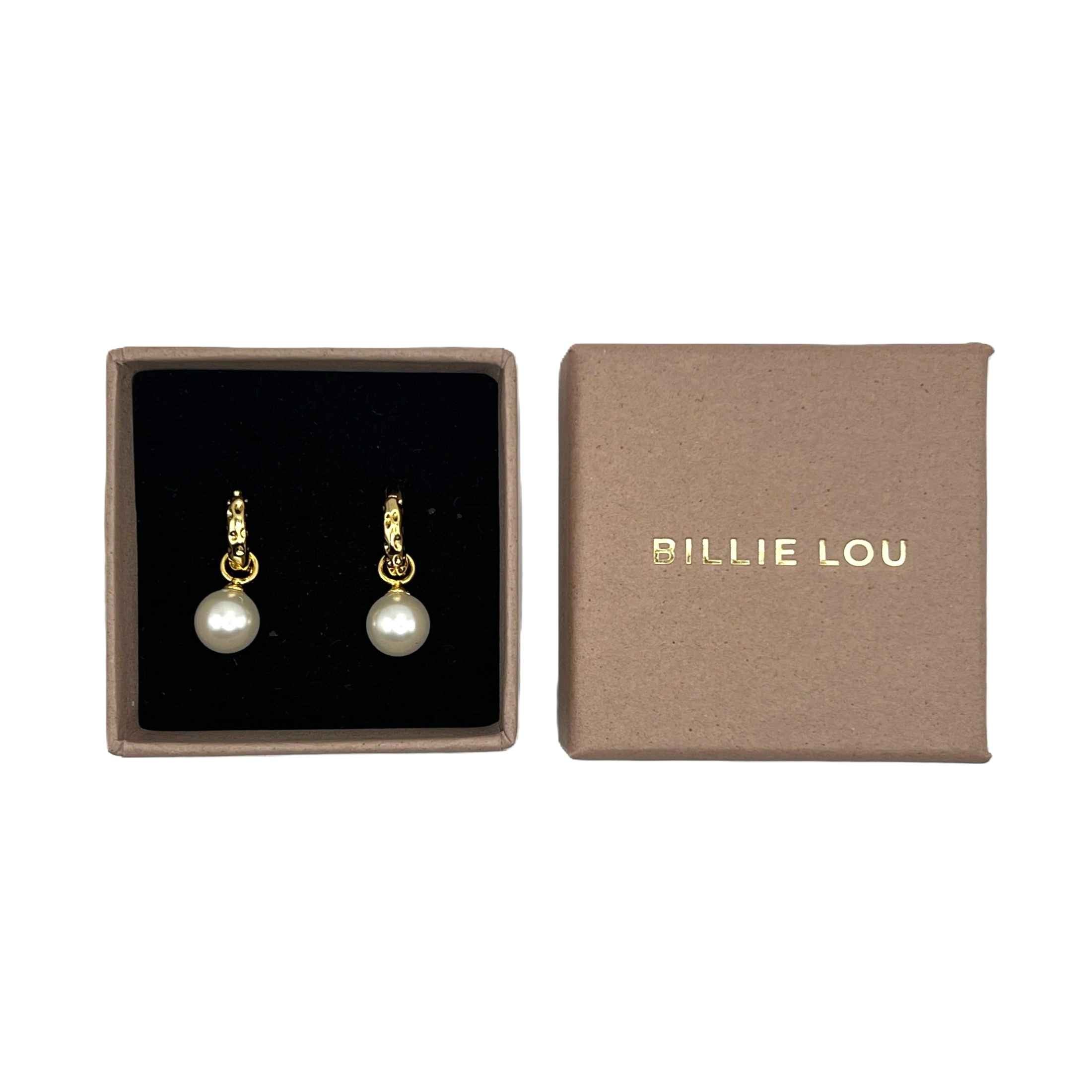 Billie Lou Hoops med perle