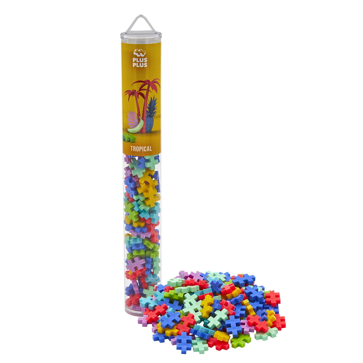 Plus Plus Tube 100 stk. Tropical Mix