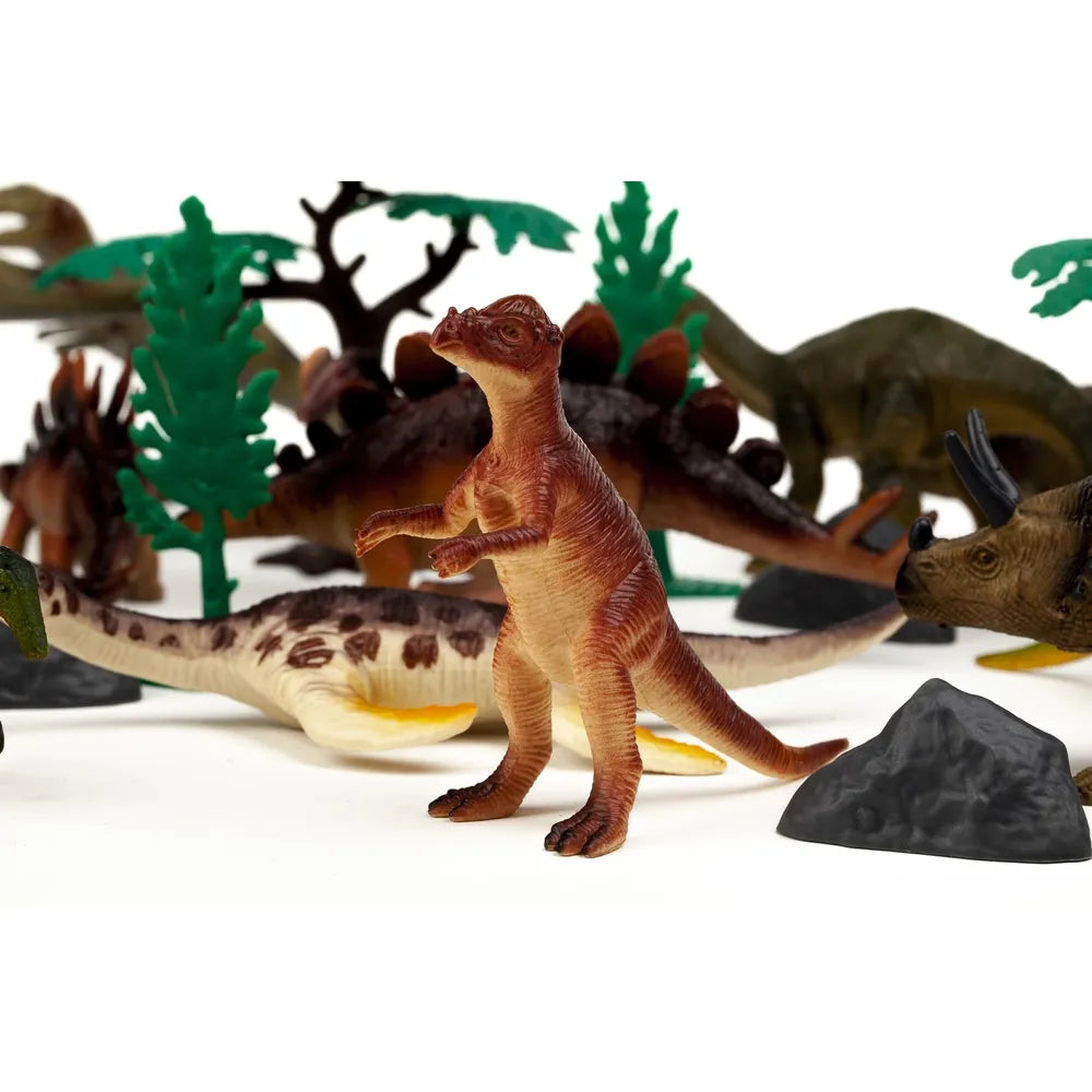 Bøtte med dinosaur 30 stk.