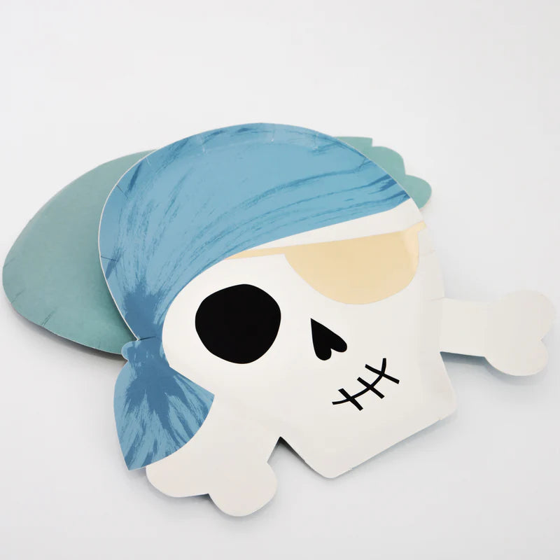 Meri Meri Paptallerkner silhuet, Pirates