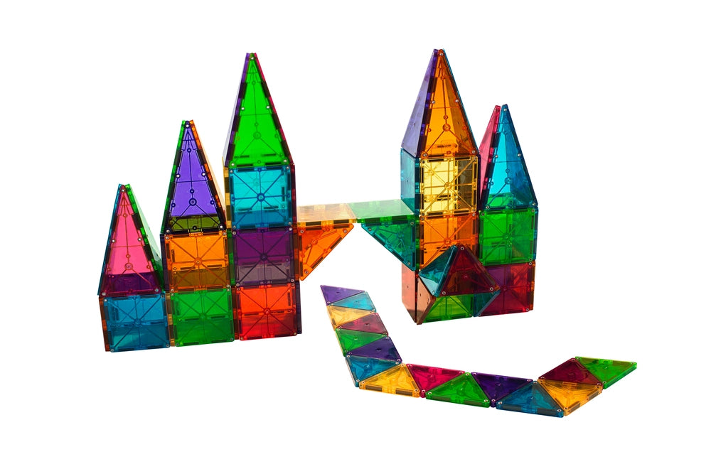 Magna-Tiles Clear Colors Transparent 100 dele