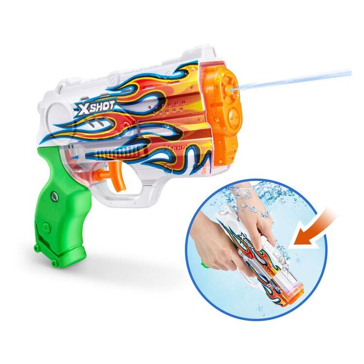 X-Shot Water Fast Fill Skins Nano Vandskyder 100 ml ass. 1 stk.