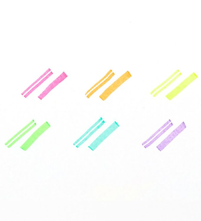 Ooly Dual Neon Liners overstregningstusser 6 stk.