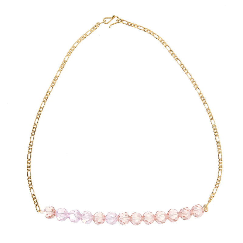 me&my BOX Figarokæde 45 cm, Forgyldt 18K