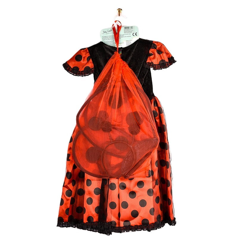 Den Goda Fen Mariehøne dragt str. 4-6 år