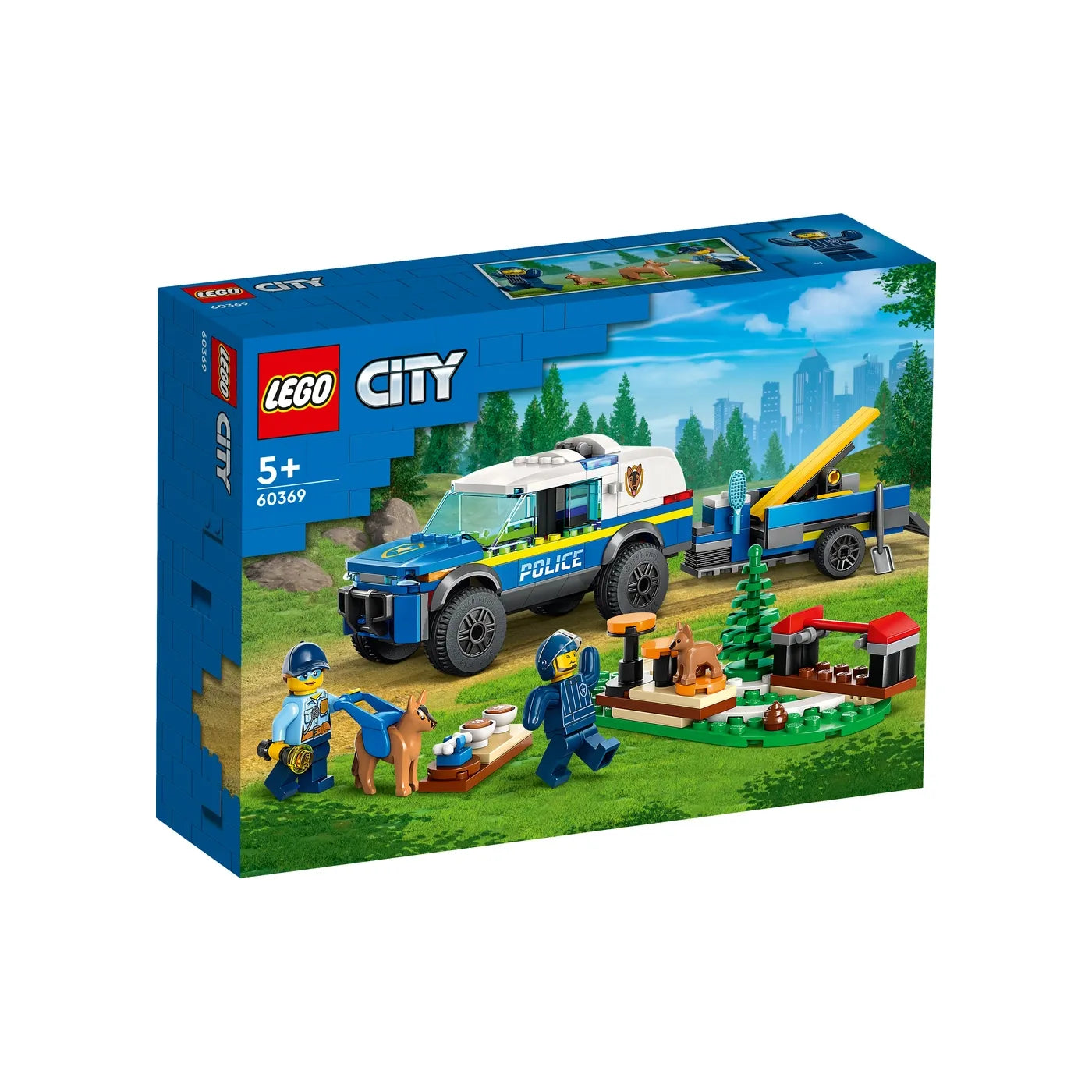 LEGO® City Police Mobil politihundetræning 60369