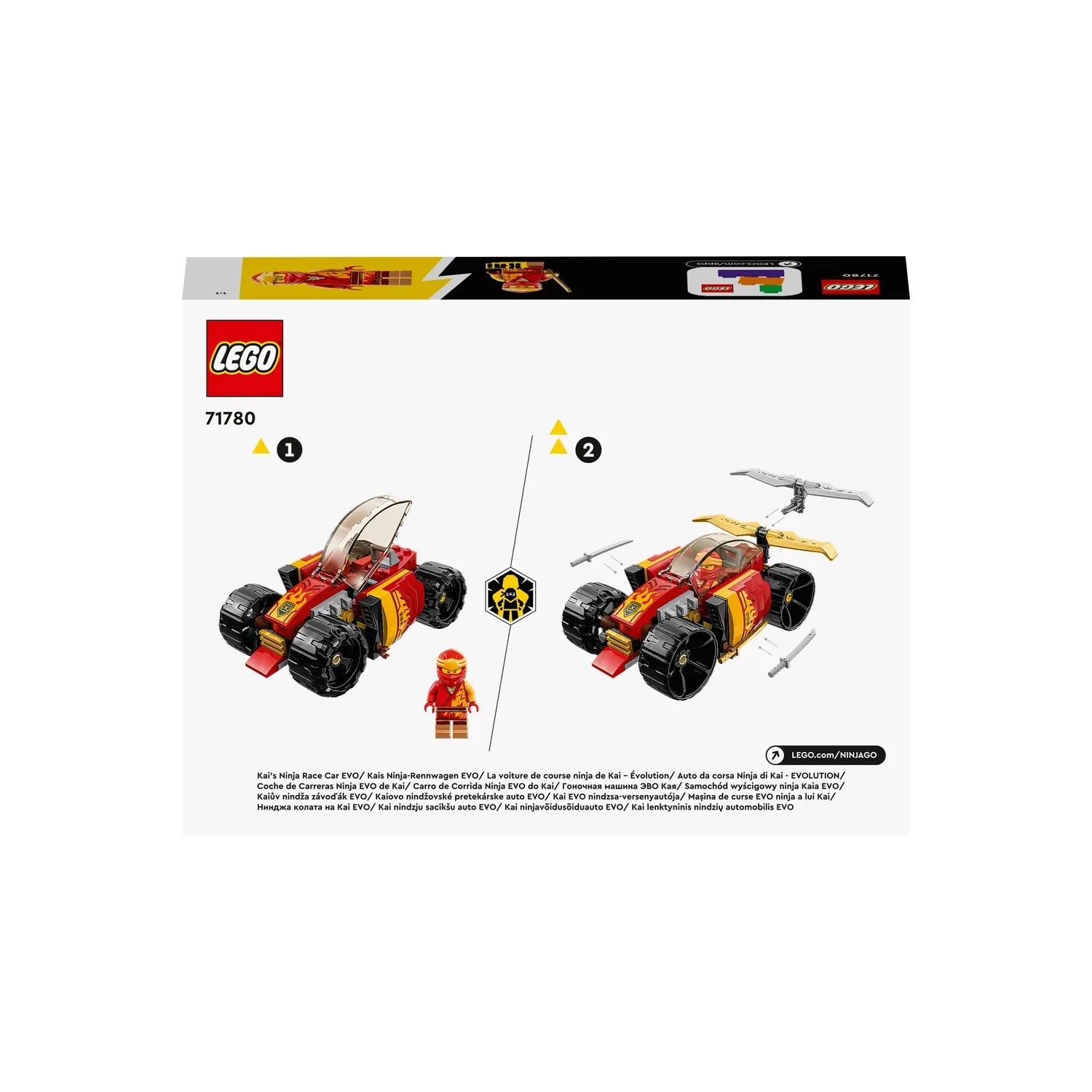 LEGO® Ninjago Kais ninja-racerbil EVO 71780