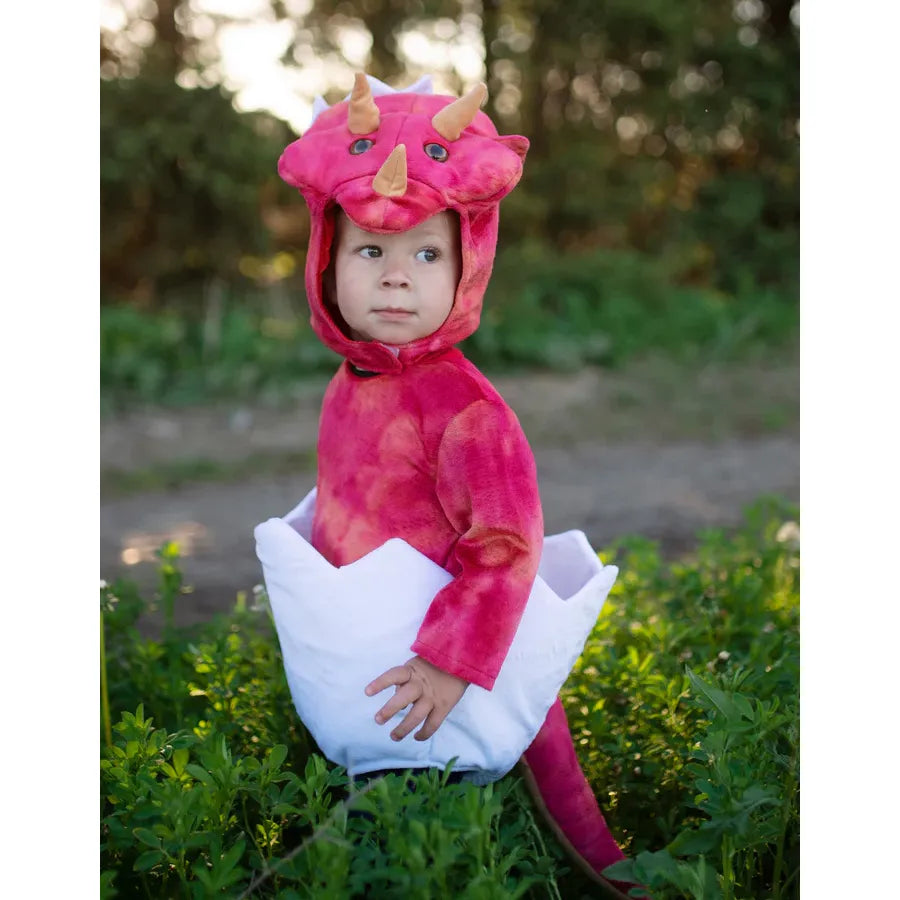 Great Pretenders Baby dinosaurdragt str. 1-2 år, Triceratops