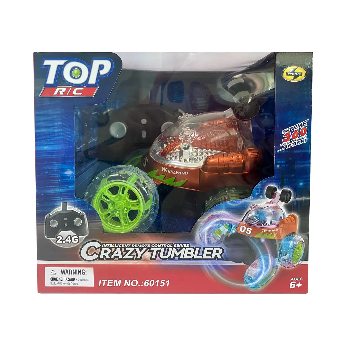 RC Crazy Tumbler, Orange