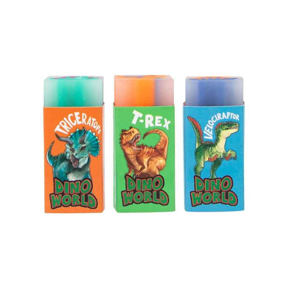 Dino World Viskelæder ass. 1 stk.