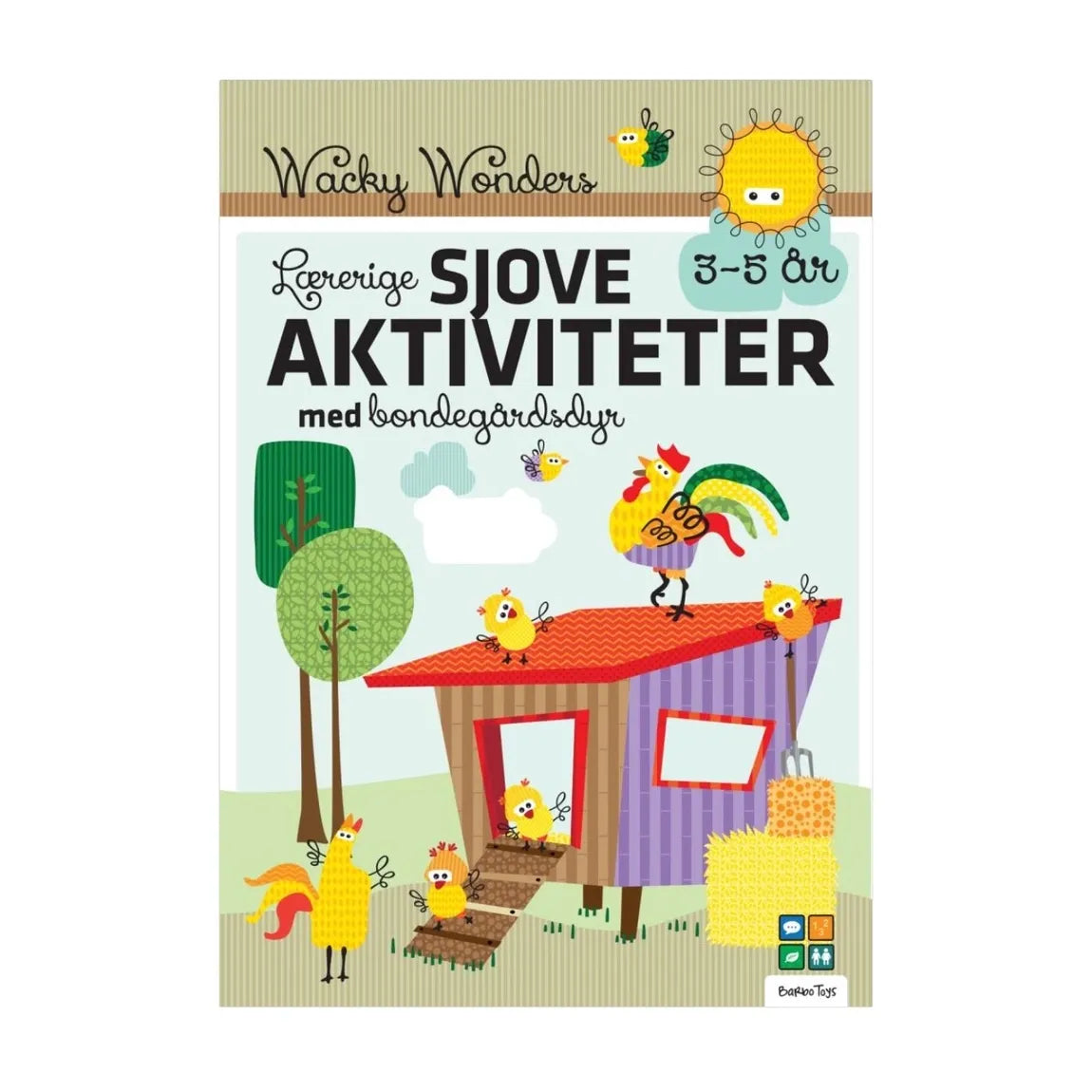 Wacky Wonders Aktivitetsbog Bondegårdsdyr