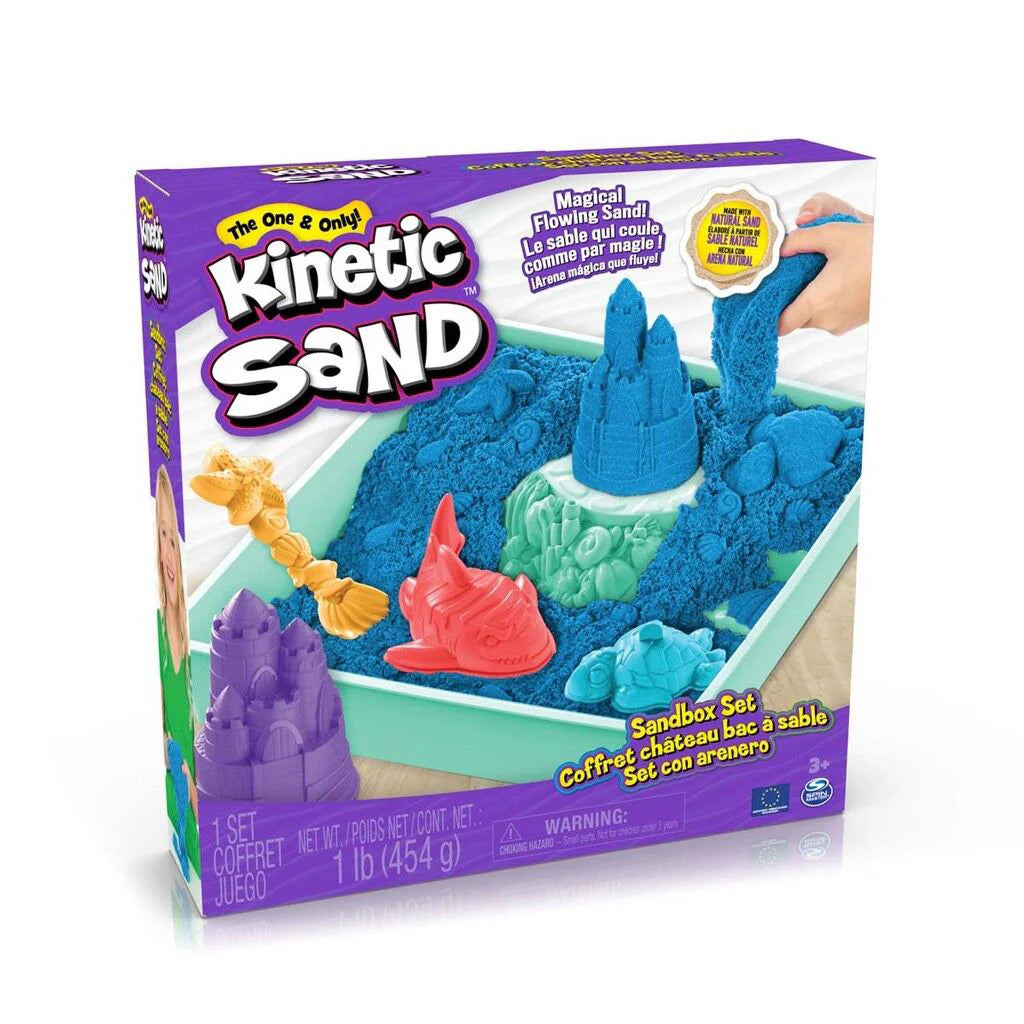 Kinetic Sand Sandbox set, Blue