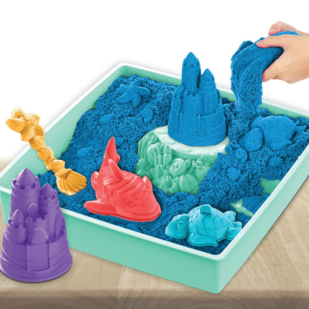 Kinetic Sand Sandbox set, Blue