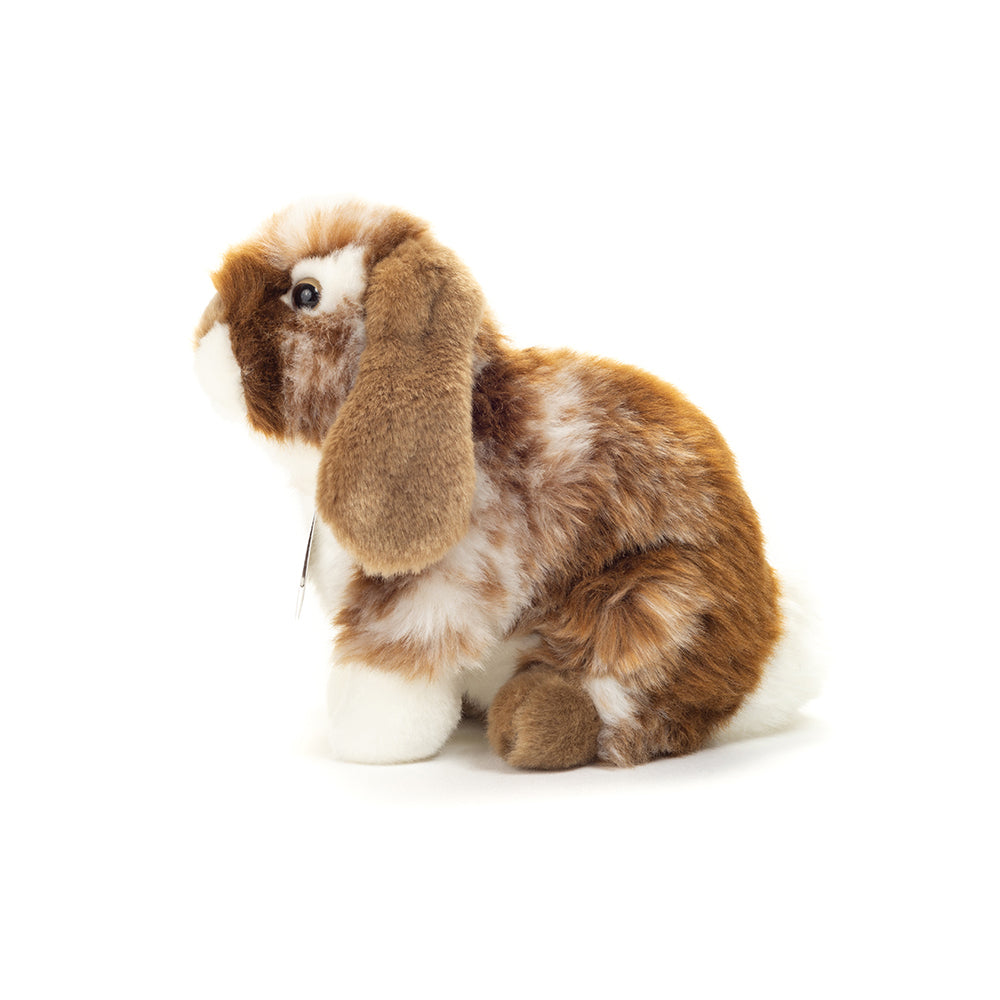 Teddy Hermann Siddende kanin mørkebrun/hvid 20 cm