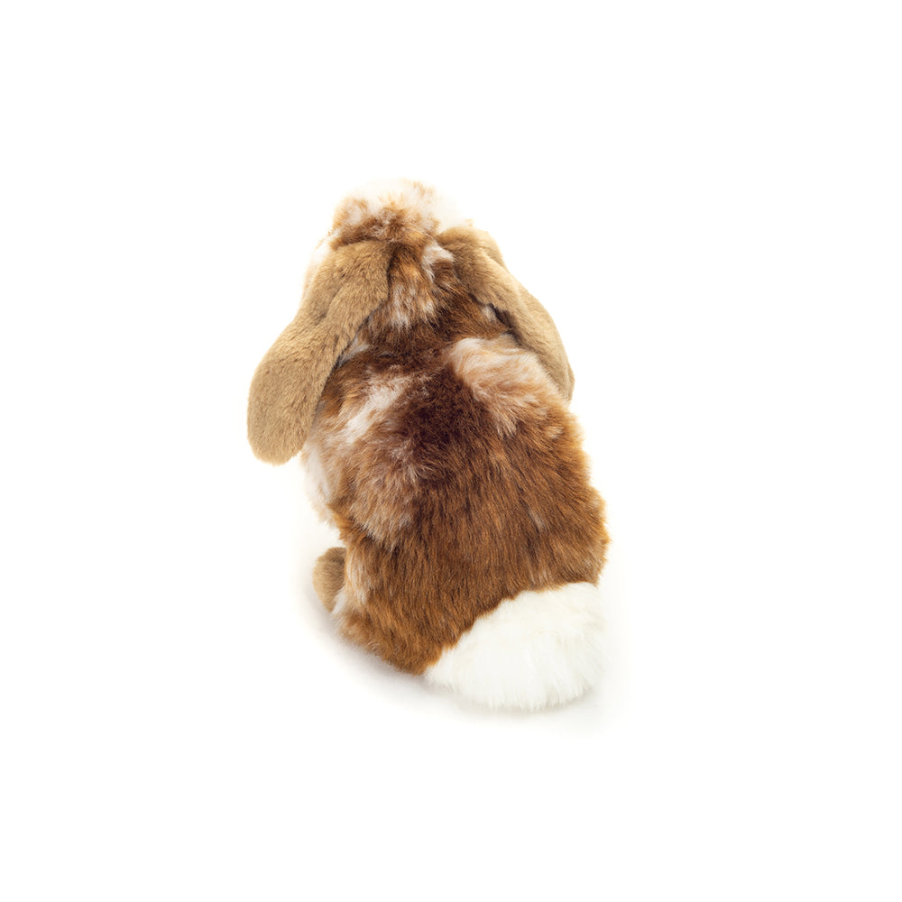 Teddy Hermann Siddende kanin mørkebrun/hvid 20 cm