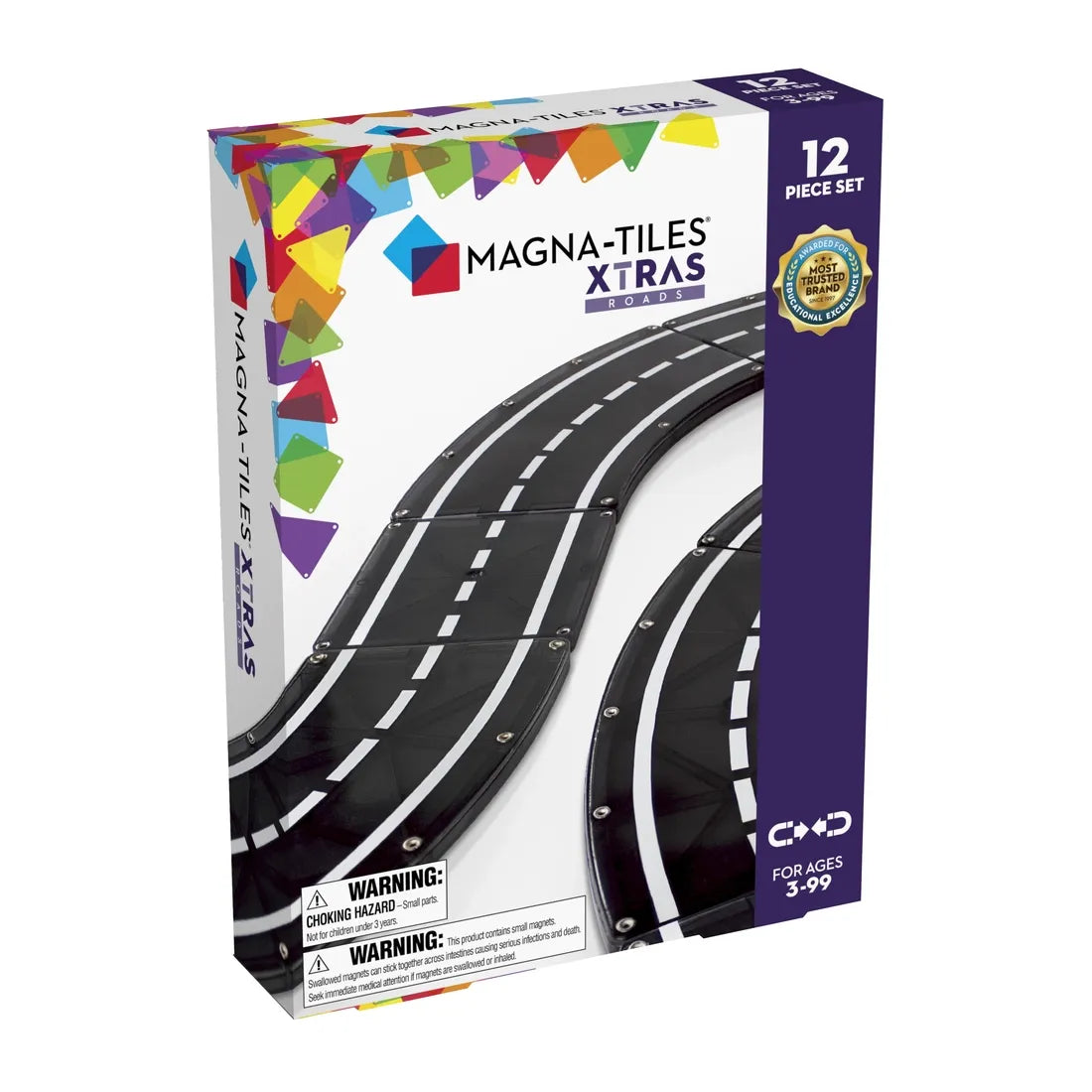 Magna-Tiles Extras Roads 12 stk.