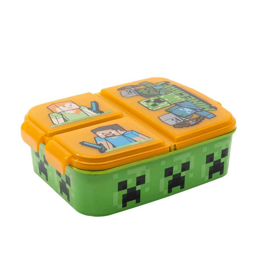 Minecraft® Madkasse med 3 rum