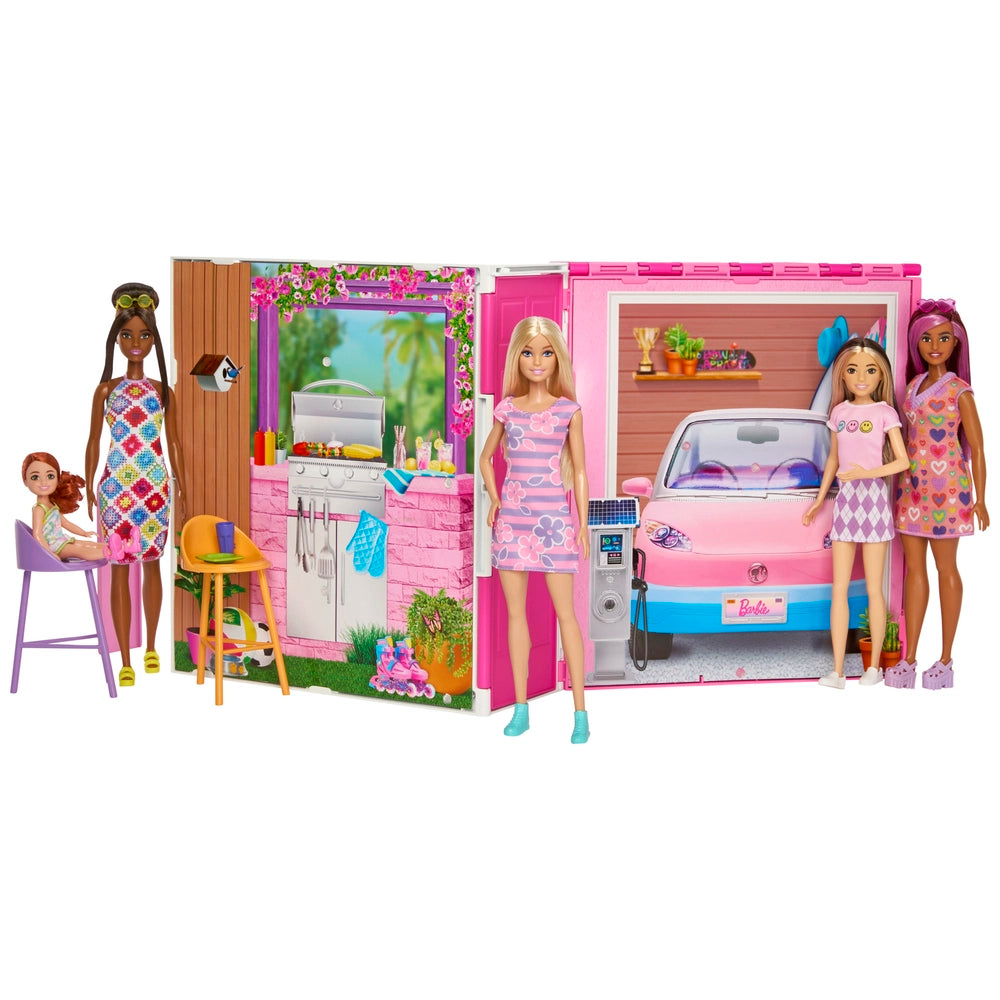 Barbie Feriehus med dukke og tilbehør